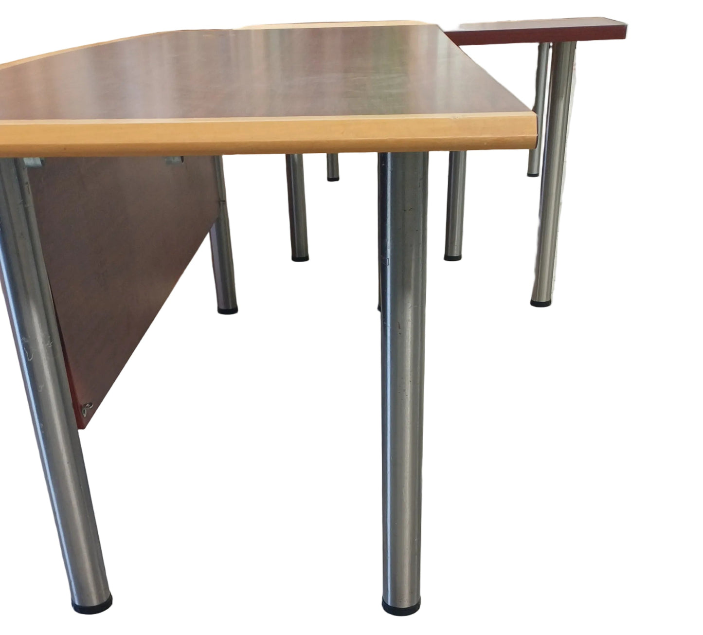 Straight desk with extension (2)