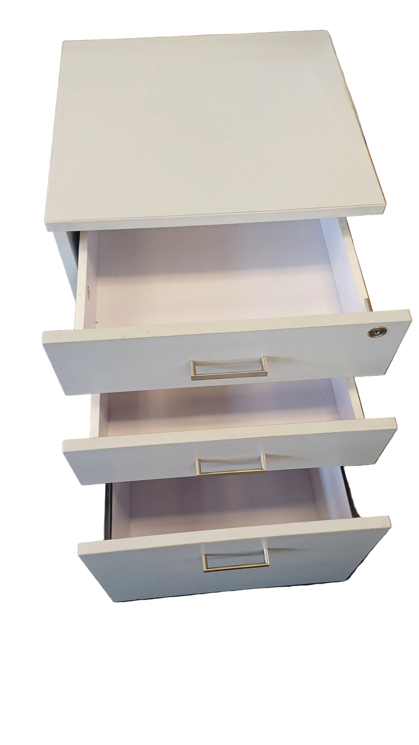 Grey 3 drawer storage