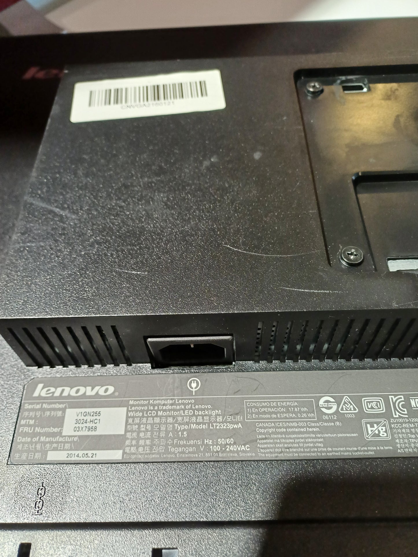 Monitor Screen - Lenovo  (screen only)