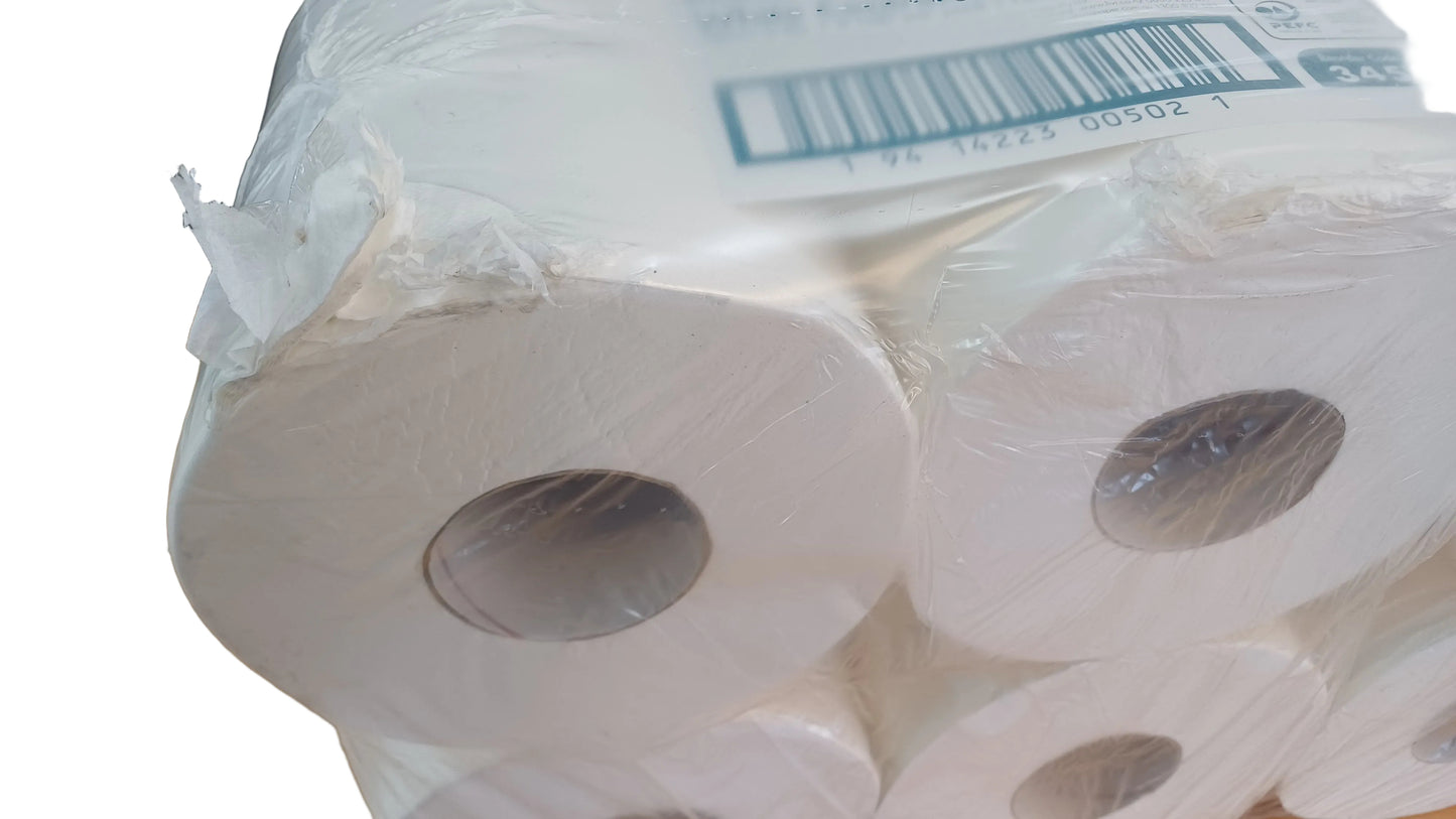 Livi Essentials Centrefeed Towel 2 Ply 180m Per Roll White Carton 6