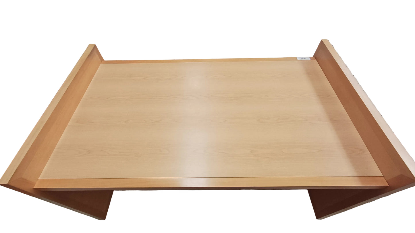Wooden Brown Straight Desk (2)