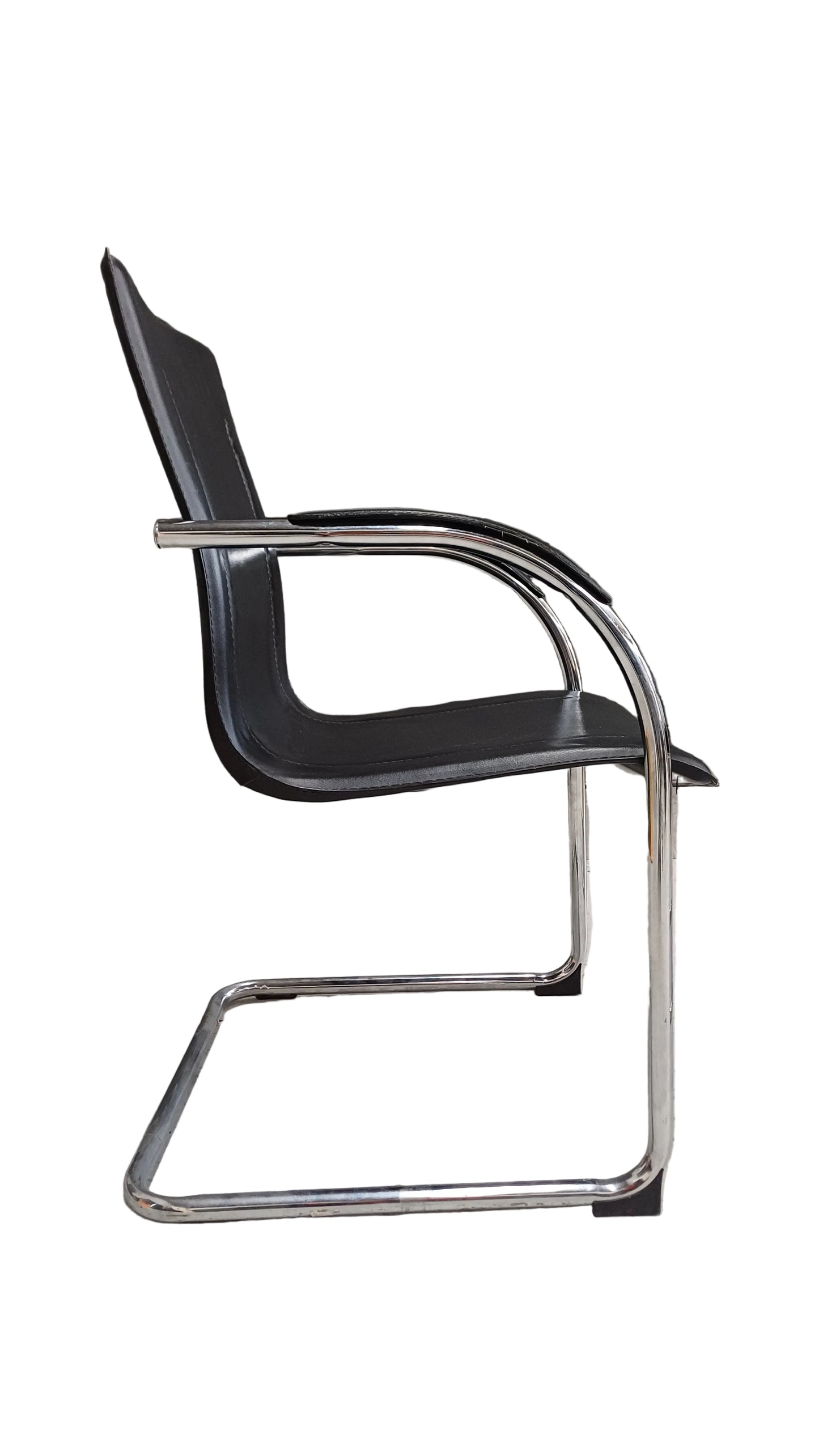 Black leather chair