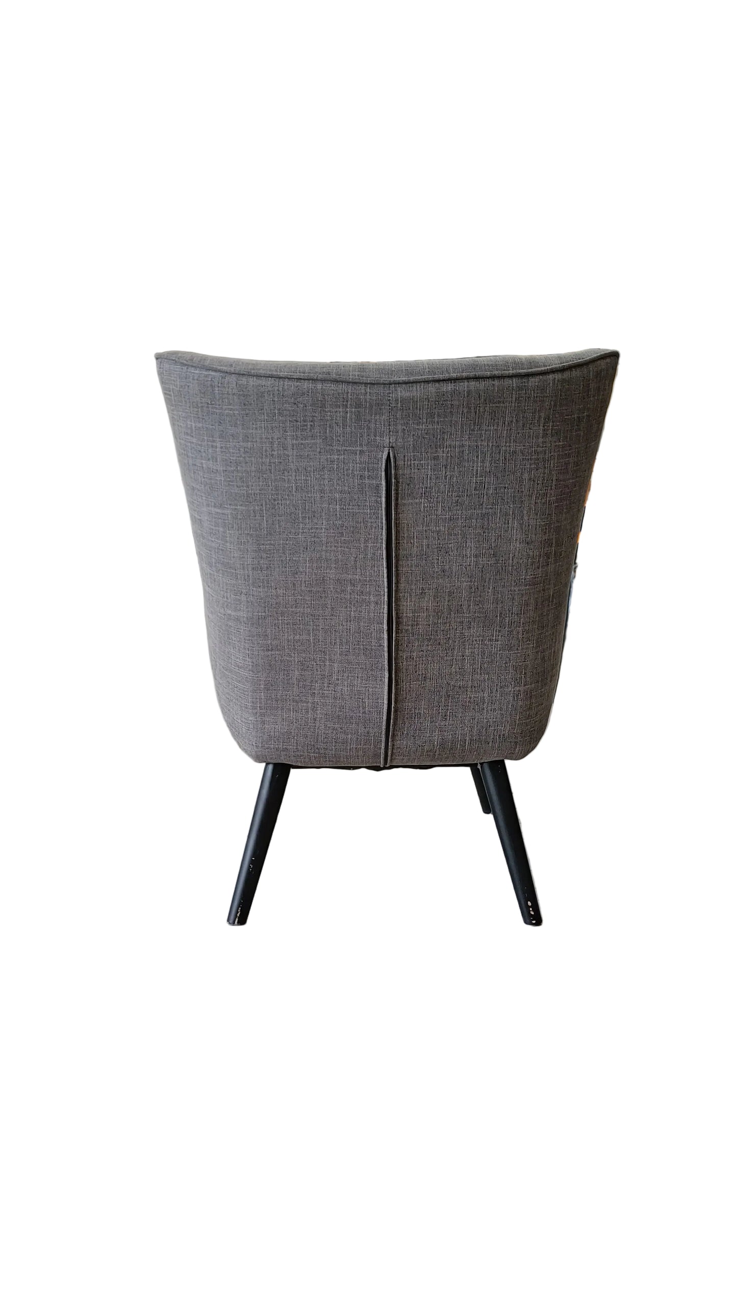 Mid-century modern wingback armchair