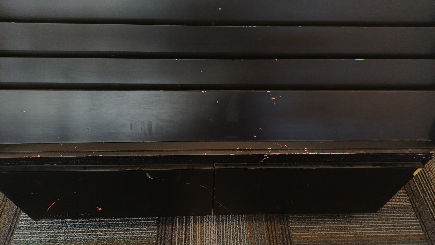 Black Display Shelf