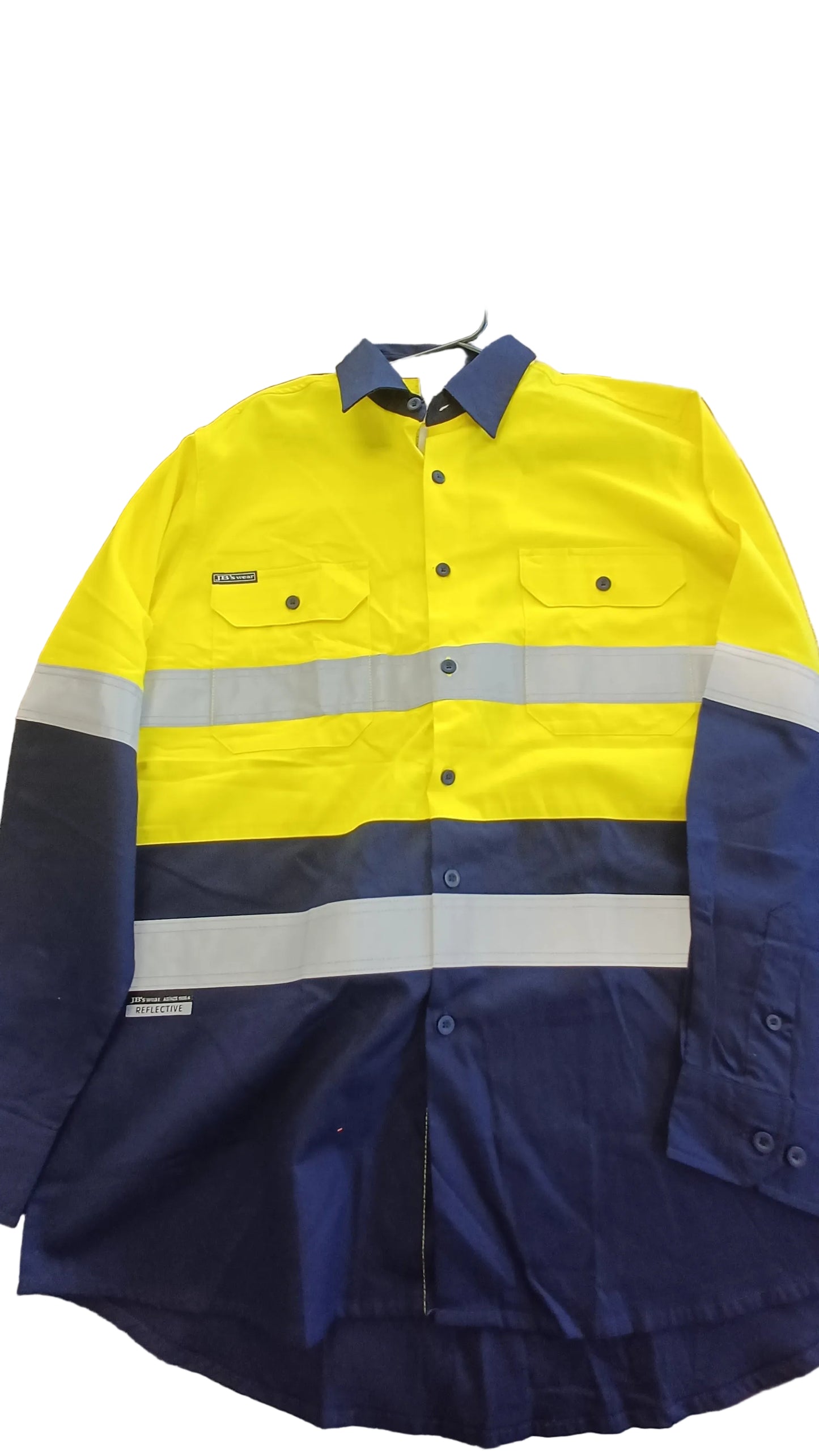 JB's Wear Hi-Vis Long Sleeve - Yellow [L]
