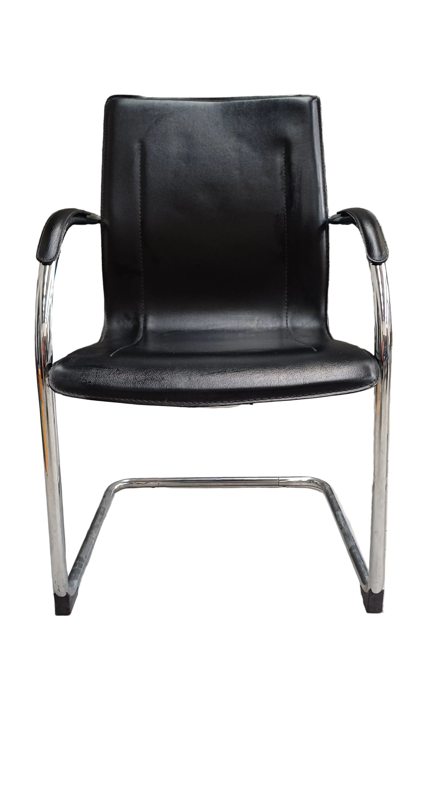 Black leather chair