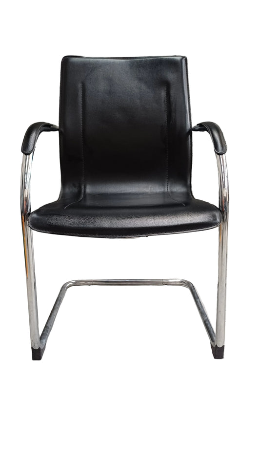 Black leather chair
