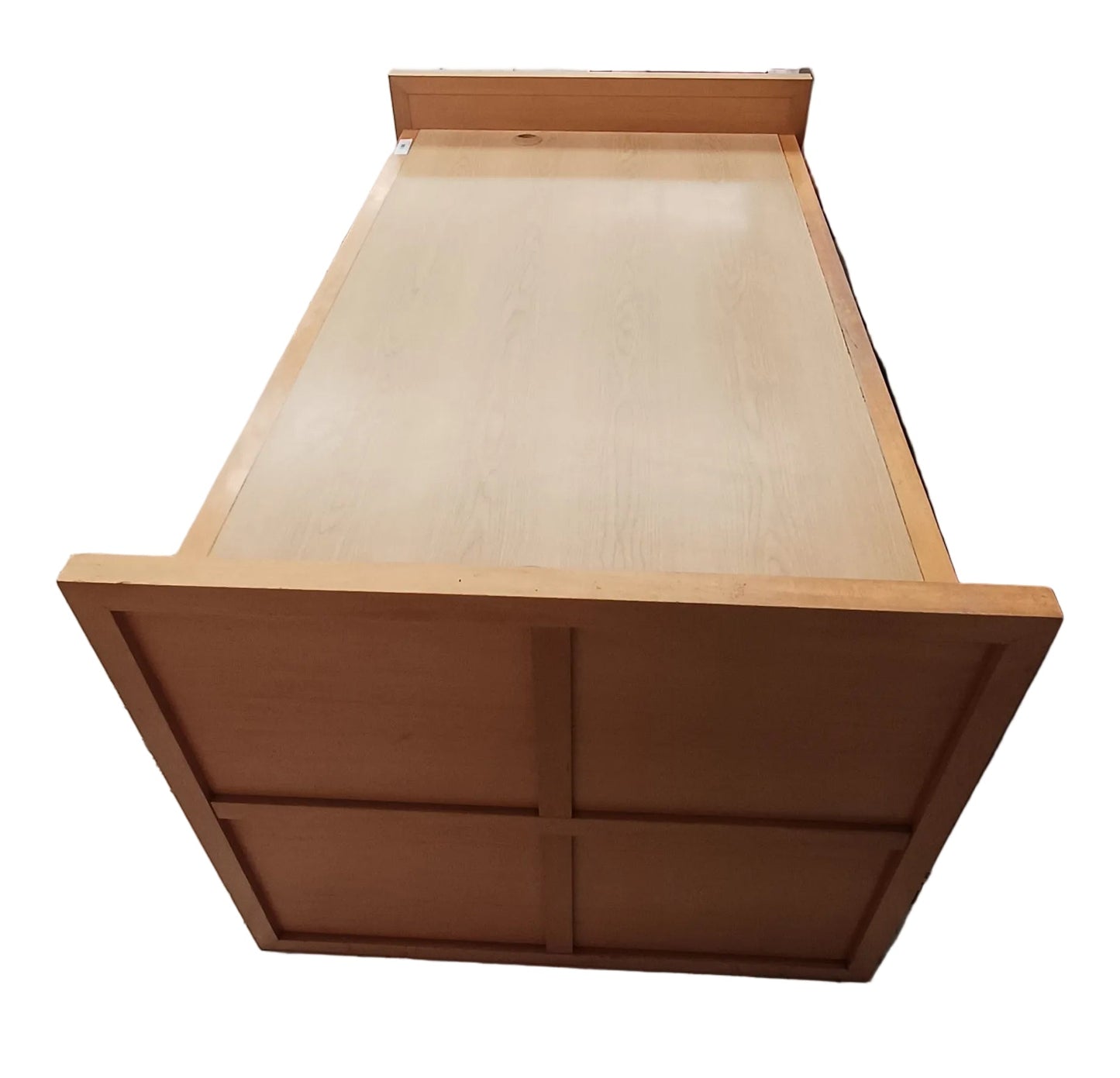 Wooden Brown Straight Desk (1)